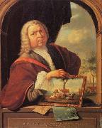 Jan van Gool Self portrait painting